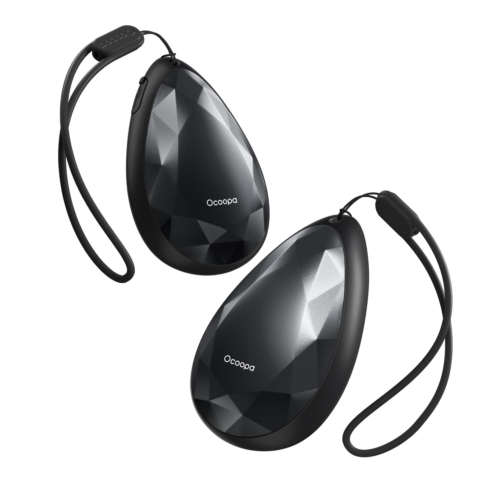 Ocoopa Hand Warmers Rechargeable 2 Pack, Portable, Stylish, Diamond-Shape Magnetic Electric Handwarmer, Reusable Pocket Heater, 