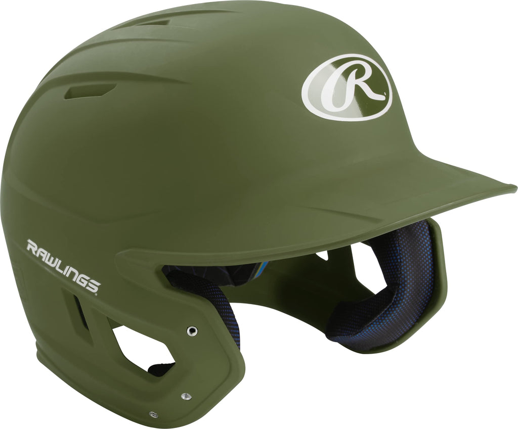 Rawlings | Mach Batting Helmet | Matte Military Green | Junior (6 3/8'' - 7 1/8'')