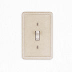 Questech Dacor Single Toggle Light Switch Cover, 1-Gang Electrical Wall Plate, Single Switch Standard Size Receptacle Cover, Dec