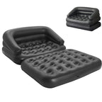 Dimar Garden Inflatable Couch Blow Up Mattress,Outdoor Air Sofa Bed For Camping, Full Size