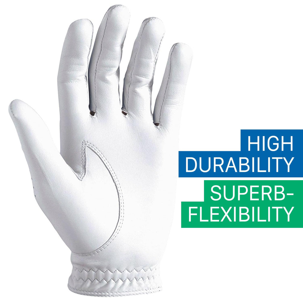 Diawings Cabretta Leather Golf Gloves For Men 2 Pack - Professional Mens Golf Glove With Superior Durability, Breathability, Str