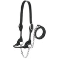 Weaver Leather Livestock Dairy/Beef Rounded Show Halter Black, Medium