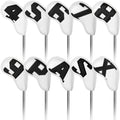 Craftsman Golf Magnetic Iron Head Covers Headcovers White With Black Large No. For Pxg Callaway X Hot Cobra Taylormade