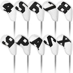 Craftsman Golf Magnetic Iron Head Covers Headcovers White With Black Large No. For Pxg Callaway X Hot Cobra Taylormade