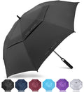 Zomake Large Golf Umbrella 54 Inch - Double Canopy Vented Golf Umbrellas For Rain Windproof Automatic Open Golf Push Cart Umbrel