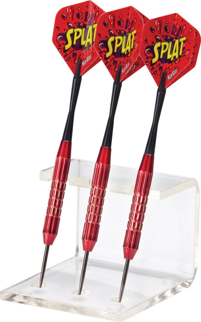 Viper Clear Acrylic Dart Holder/Display Stand, Holds 3 Steel/Soft Tip Darts