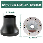 Roykaw Golf Cart Steering Wheel Or Hub Adapter For Ezgo Club Car Yamaha (For Club Car Precedent Silver)
