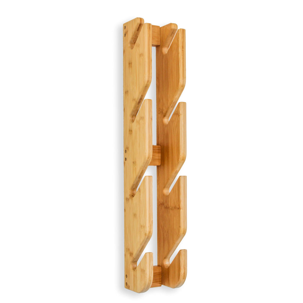 Cor Surf Skateboard Wall Mount Display 4 Boards  Snowboard Wall Storage Mount Holds Four Boards Made With Sustainable Bamboo 4 B