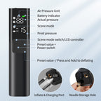 Pumteck My01 Electric Ball Pump With Inflation & Deflation, Accurate Pressure Gauge And 4 Preset Modes, Automatic Ball Pump For