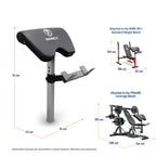 Marcy Weight Bench Accessory - Arm Curl ACC-8215AC