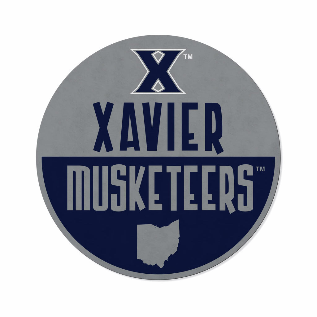 Rico Industries Ncaa Xavier Musketeers Classic Shape Cut Pennant - Home And Living Room D  Cor - Soft Felt Ez To Hang