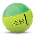 Titleist Tour Soft T4113S-J Unisex Golf Ball, Yellow