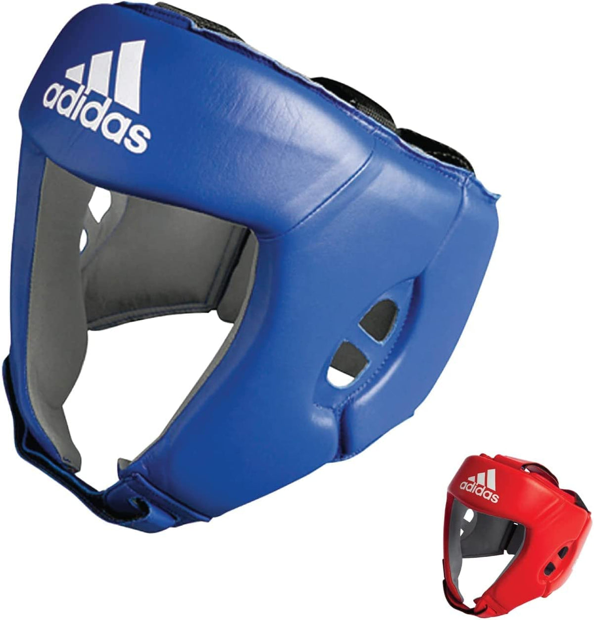 Adidas |Iba Head Guard | Adjustable NonSlip Head Guard, Forehead, Ear Protection | Approved Head Guard For Boxing, Training Gea