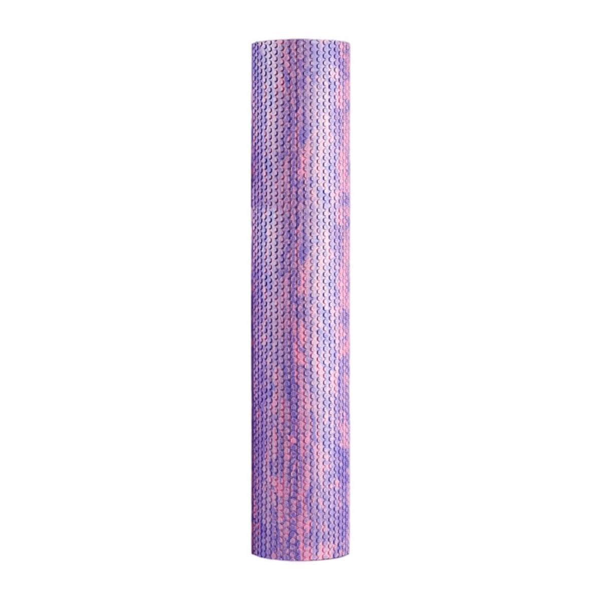SNAPPSY Foam Roller 6 inch Round Equipment Balance Trainer for Massage Back Violet