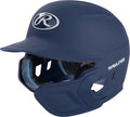 Rawlings Mach 1-Tone Right Batting Helmet W/ Adjustable Face Guard Right Handed Adjustable, Sr, Navy