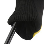 Andux Mesh Golf Hybrid Club Head Covers W/Dial No. Tags Pack Of 4 Yellow