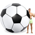 Lewtemi Big Inflatable Giant Soccer Ball Large Inflatable Beach Sport Ball Pool Party Decoration Toys Oversized Jumbo Beach Toy 