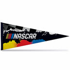 Rico Industries Nascar Logo Primary 12'' X 30'' Soft Felt Pennant - Ez To Hang - Home D  Cor (Game Room, Man Cave, Bed Room)