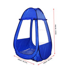 Sports Shelter Weather Tent Single Person Portable Pop Up Tent Pods Outdoor Rainproof & Windproof Double Doors For Watching Spor