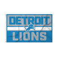 Rico Industries NFL Football Detroit Lions Bold 3' x 5' Banner Flag Single Sided - Indoor or Outdoor - Home D  cor