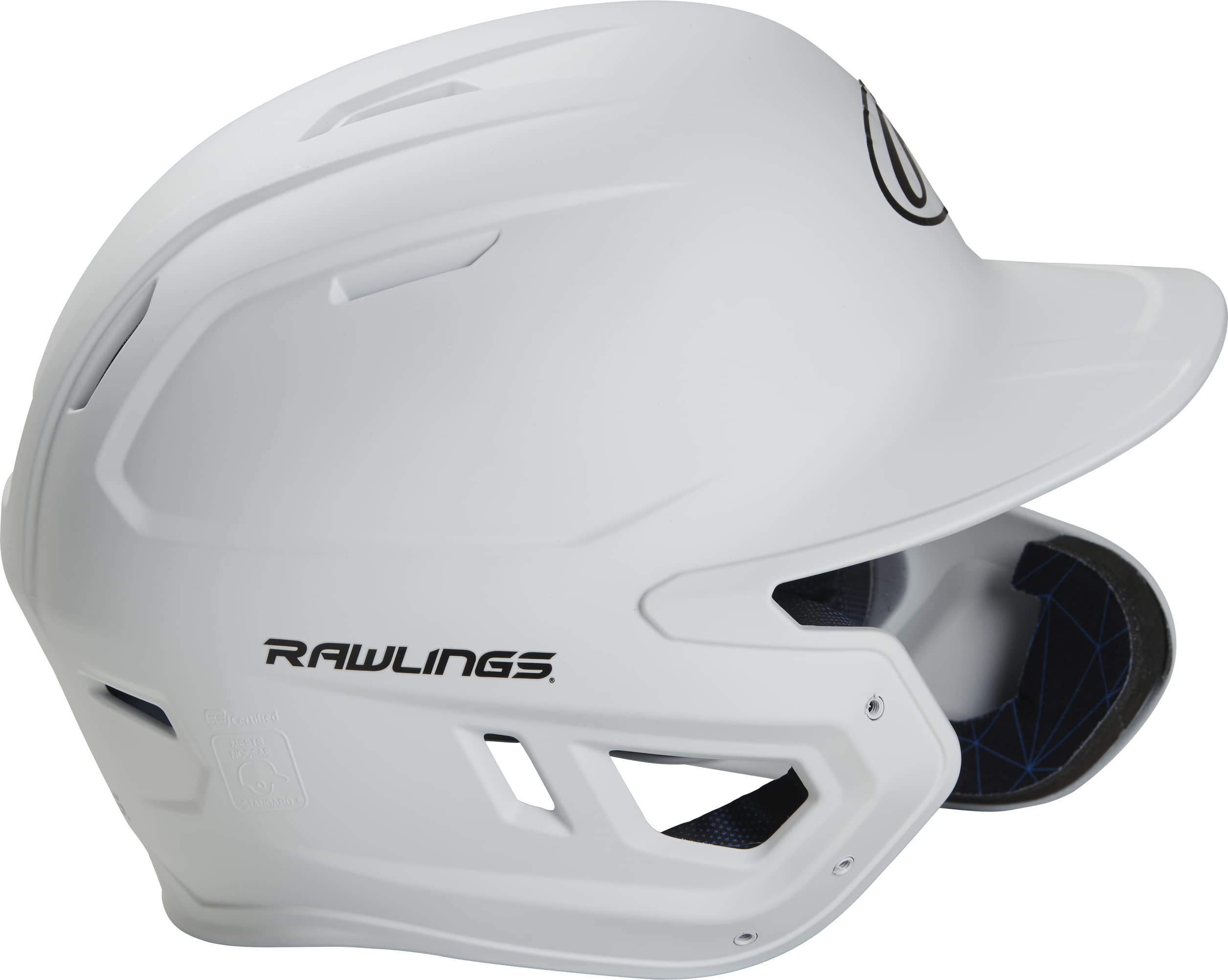 Rawlings Mens Rawlings 2022 Mach 1 Tone Matte Baseball Batting Helmet W Rhb Adjext Junior Matte White, Matte White, One Size Us