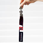 Rico Industries Nfl Football Houston Texans Wrist Lanyard Key Chain, Cute Wristlet Strap Keychain Holder For Women Men Car Keys