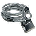 Kryptonite 210412 KryptoFlex Black 5/16 x 60 (818) Looped Cable and Keyed Padlock