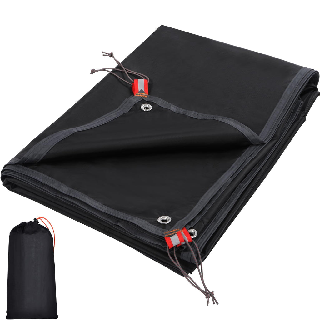 Redcamp Ultralight Tent Footprint For 8-10 Person Tent, Multifunctional Waterproof Camping Tent Tarp For Camping, Hiking And Sur