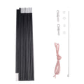 BRILLIANCE4U Tent Poles Replacement 0.33   /8.5mm, Fits Both Female and Male Ends, Lightweight Tent Pole Repair Kit, 7001 Alumin