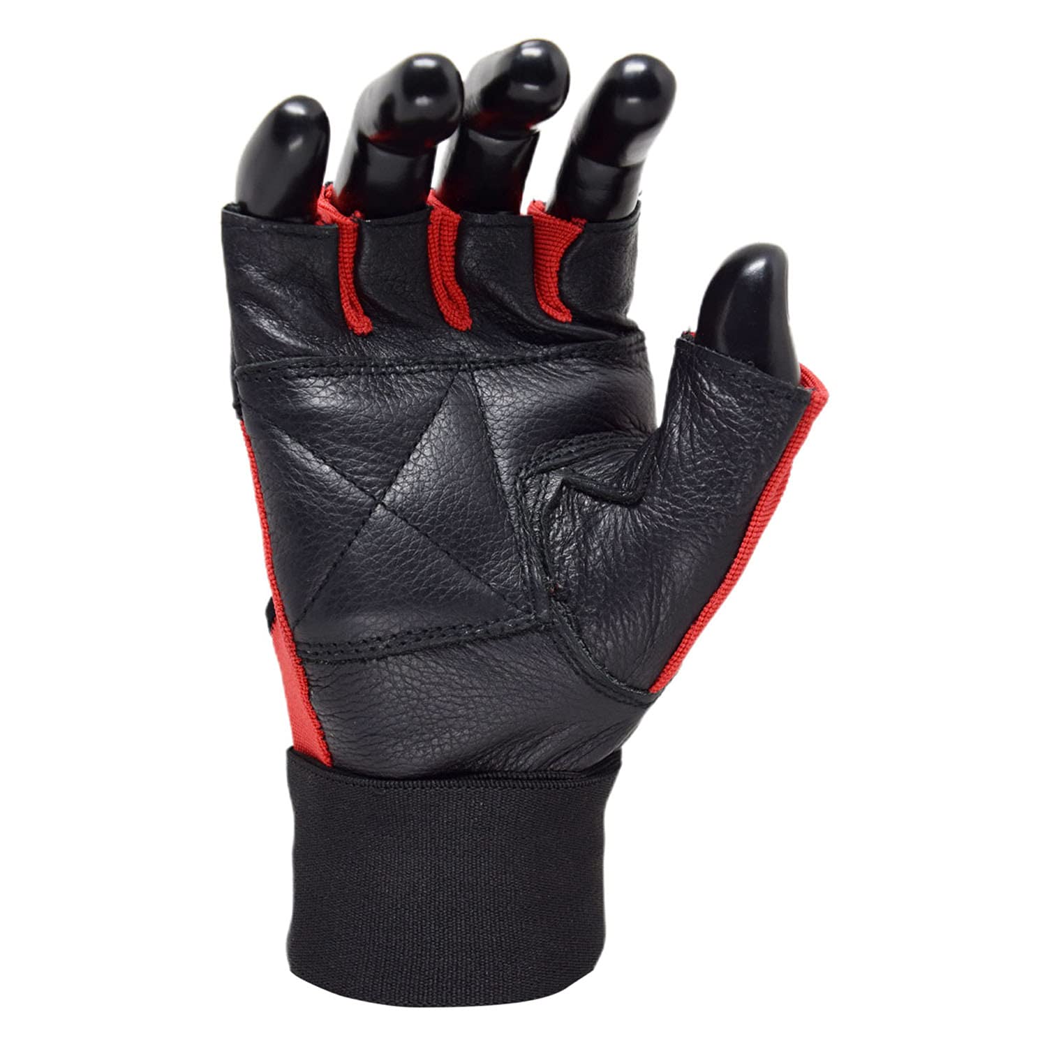 Mrx Weight Lifting Gloves Gym Fitness Exercise Bodybuilding Workout Powerlifting Red (Medium)