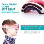 OutdoorMaster Kids Ski Goggles, Snowboard Goggles - Youth Snow Goggles - Gloaming