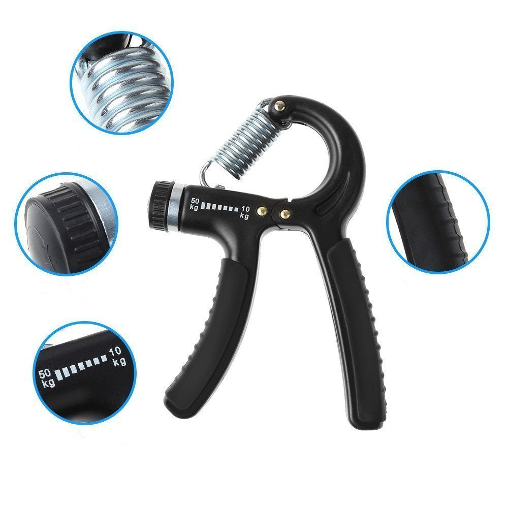 Luxon 2 Pack Hand Grip Strengthener Adjustable Resistance 22-110 Lbs (10-50Kg) -Hand Grip Exerciser, Strengthen Grip, Hand Squee