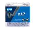 Kmc E12 Ept 12 Speed E-Bike Chain, 130 Links, Dark Silver