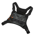 Chardime chest bag for men and Women,chest pack Lots of storage, Water Resistant Running Chest Pack(green camouflage)