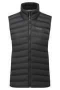 Rab Women's Cirrus Vest Lightweight Insulated Gilet for Hiking, Climbing, & Everyday Use - Black - Small