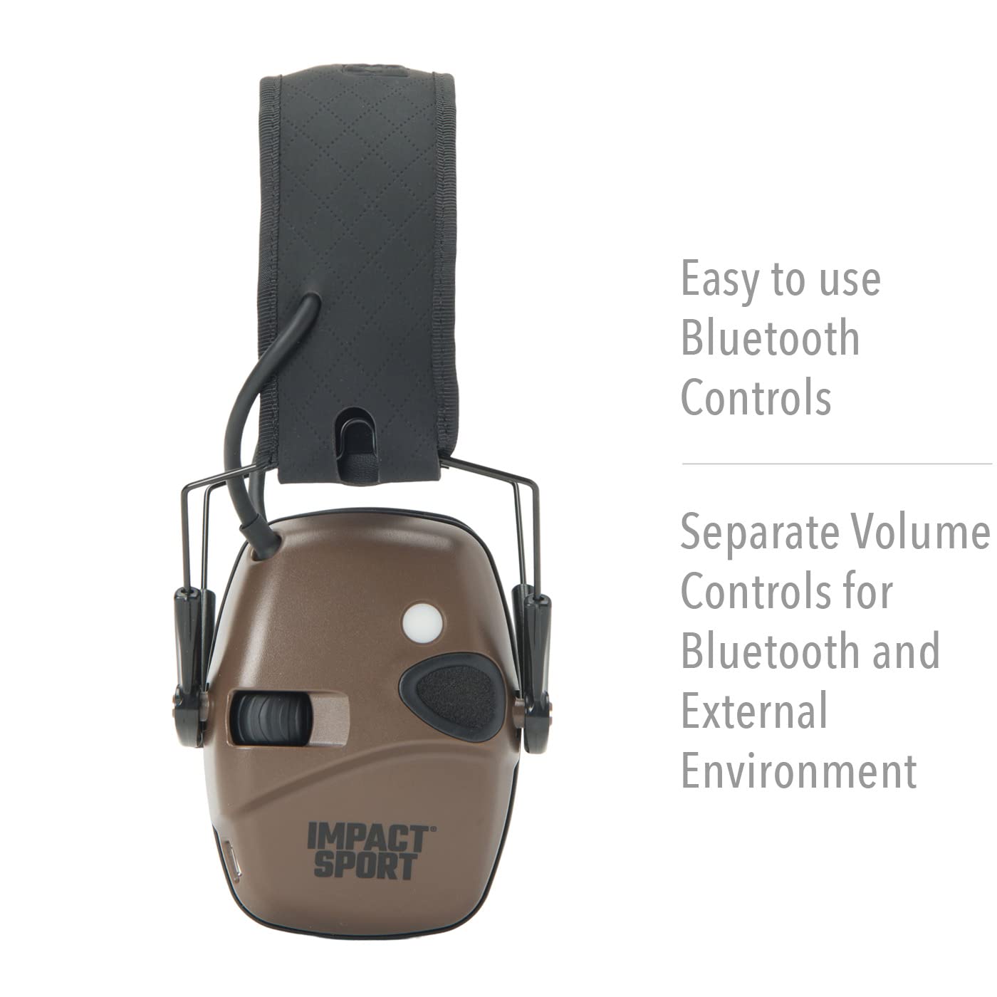 Howard Leight Honeywell Ademco Howard Leight Impact Sport With Bluetooth, Flat Dark Earth (R-02549)