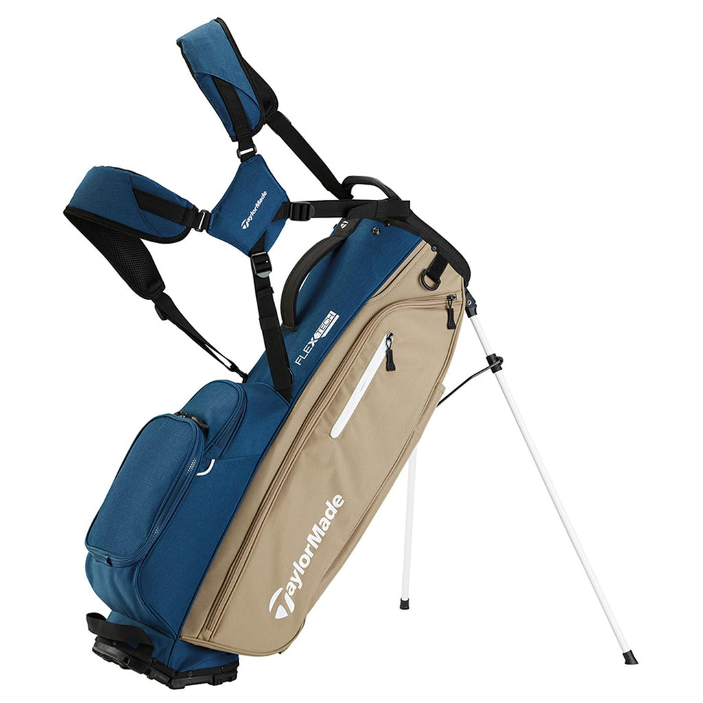TaylorMade Golf FLEXTECH Stand Bag Navy/TAN