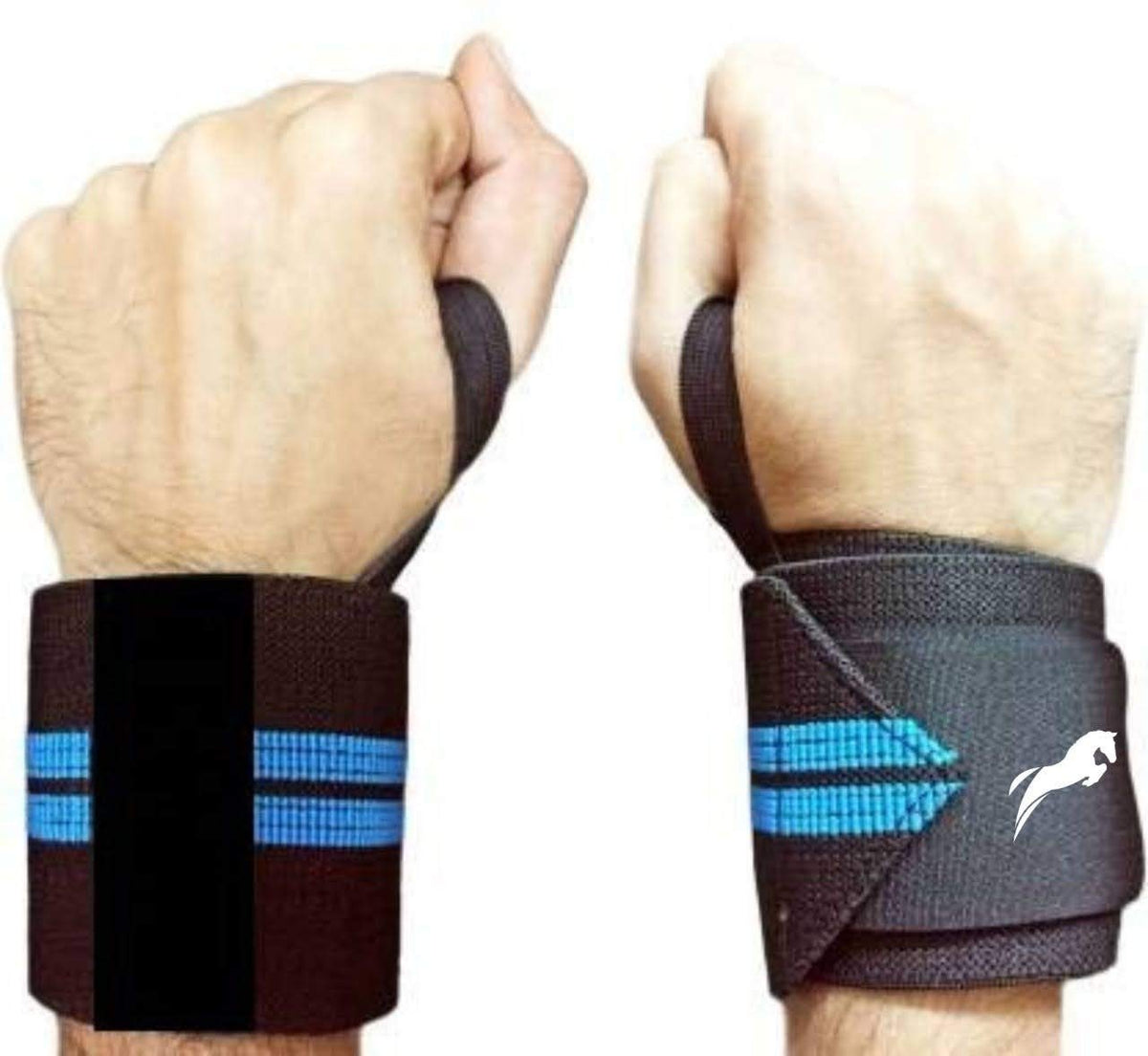 Pro Gym Wrist Support Band With Thumb Loops  Professional Grade Wrist Braces For Men & Women  Weight Lifting, Crossfit, Powerl