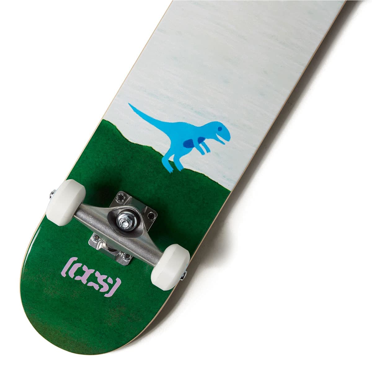 [Ccs] T-Rex Dinosaur Skateboard Complete 7.00'' - Maple Wood - Professional Grade - Fully Assembled With Skate Tool And Stickers