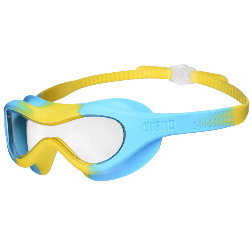 ARENA Unisex Kids Spider Swim Mask Boys and Girls Ages 2 to 5, Anti-Fog Non-Mirror Lens, Easy to Use Strap, Wide View and Snug F