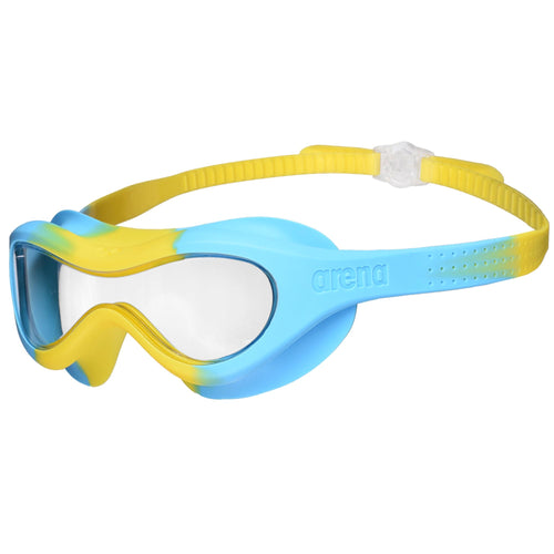 ARENA Unisex Kids Spider Swim Mask Boys and Girls Ages 2 to 5, Anti-Fog Non-Mirror Lens, Easy to Use Strap, Wide View and Snug F