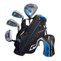 Snake Eyes Golf Junior Set with Bag, Left Hand, Black/Blue, Ages 6-8