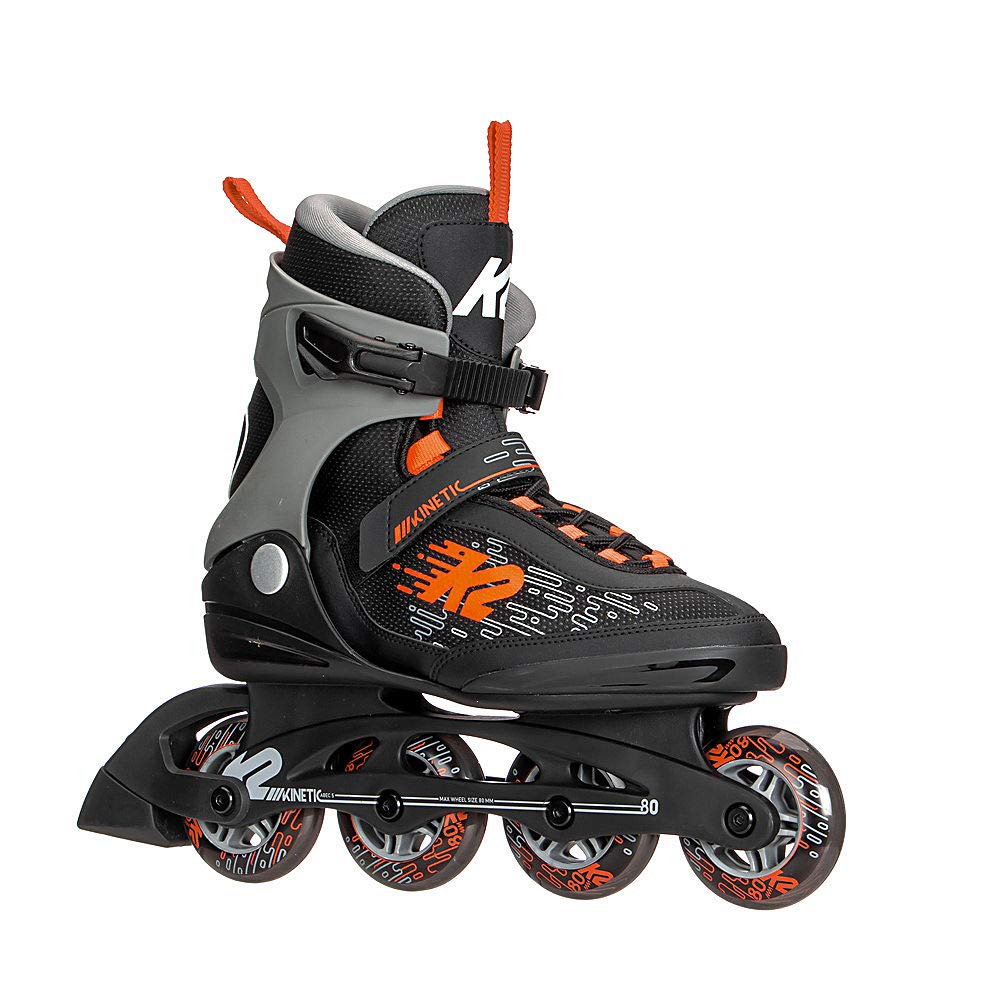 K2 Skate Men'S Kinetic 80 Inline Skate , Black_Red, 6