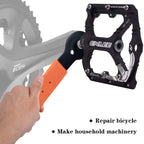Pedal Wrench Double Sided Bicycle Pedal Removal 15/16/17Mm Bike Spanner Mechanic Repair Tool Long Hand Comfortable Grip Energy-S