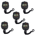 Multi-Function Electronic Digital Sport Stopwatch Timer, Large Display with Date Time and Alarm Function,Suitable for Sports Coa