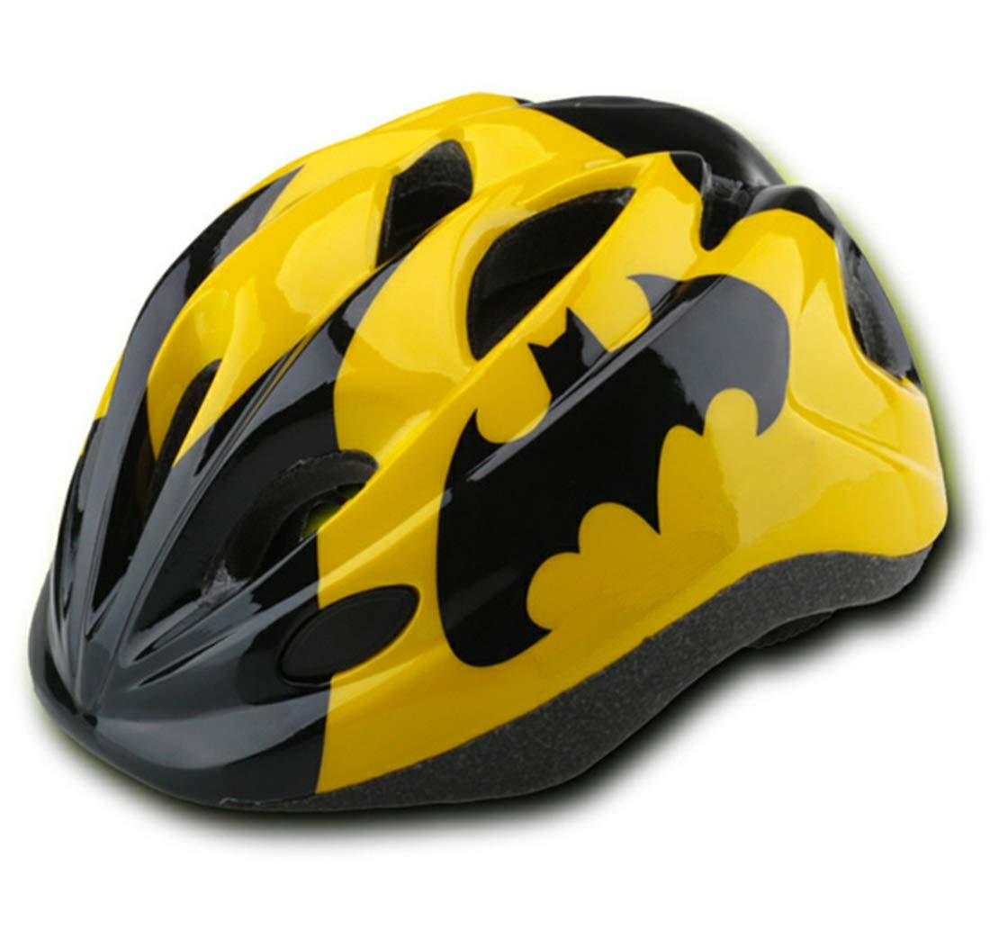 Kids Yellow-Black Bicycle Bike Cycling Skating Scooter Helmets Protective Gear For Toddler Child Children Kids,Ultra-Light Outdo