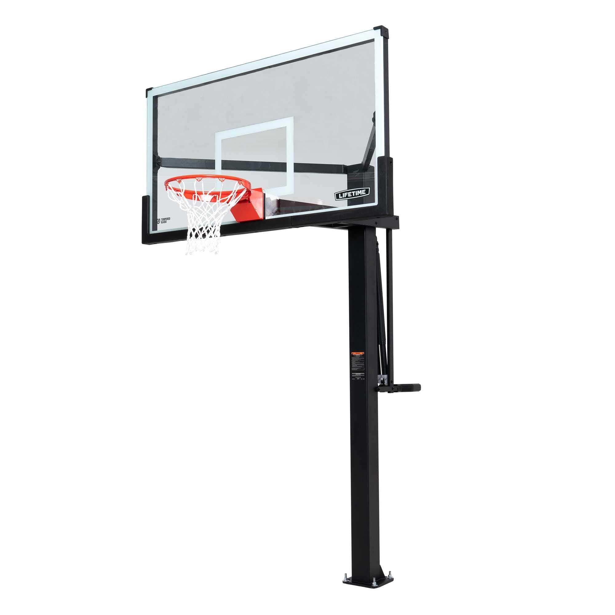 90964 Lifetime Mammoth Bolt Down Basketball Hoop 72 Inch