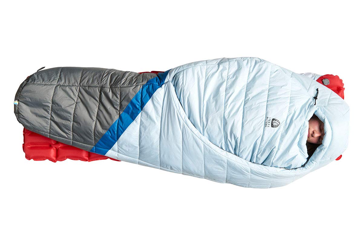 Sierra Designs Womens Night Cap 20 Degree Sleeping Bag - Recycled Synthetic, Zipperless, Mummy Style Camping & Backpacking Sleep