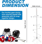 Wet Gear-Hockey Equipment Dryer Rack: Metal Model