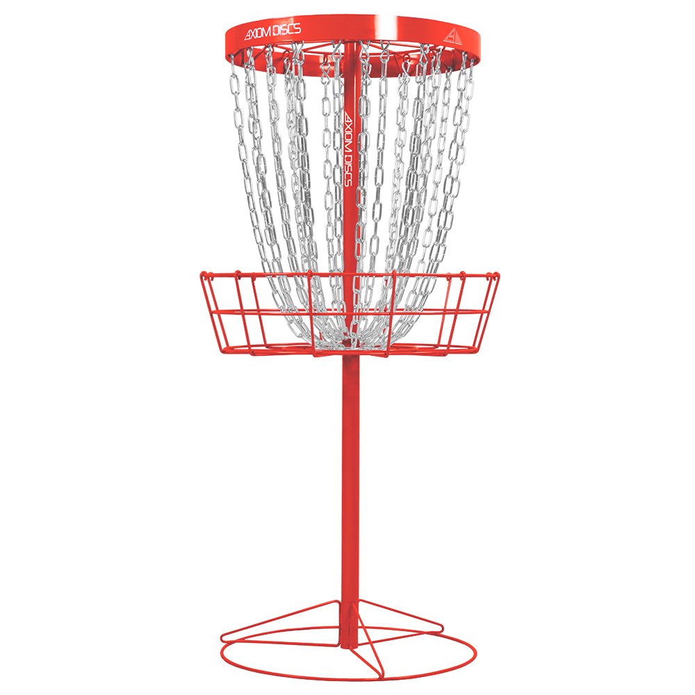 Axiom Discs Pro 24-Chain Disc Golf Basket - Red